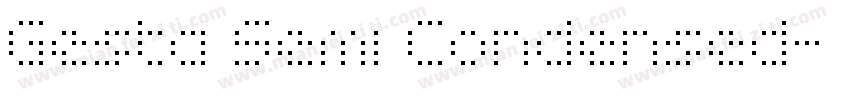 Gesta Semi Condensed字体转换